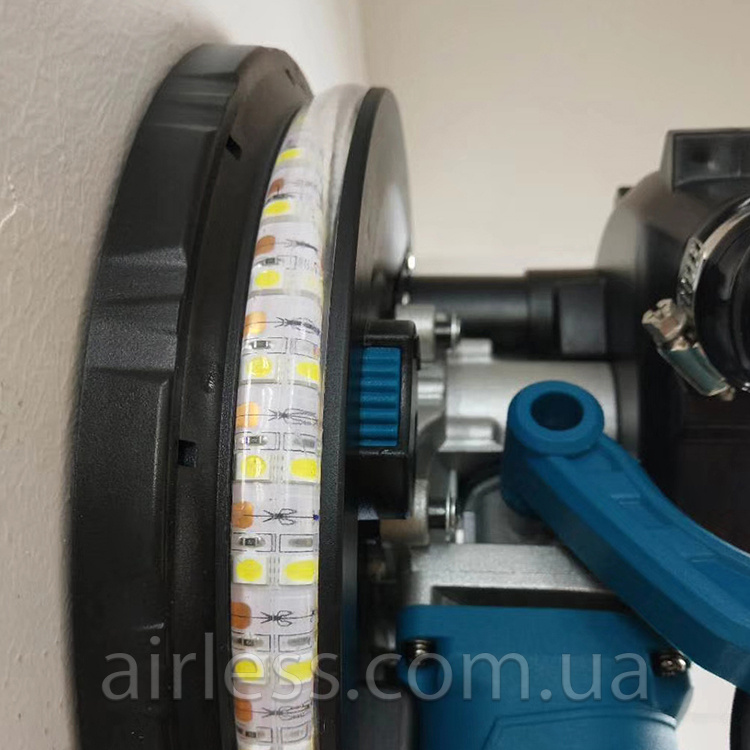 Затирочна машина з LED діодами EPro-185 по шпаклівці, штукатурці