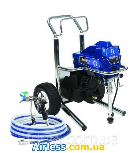 Агрегат для быстрой/финишной покраски, 2 технологии в 1 аппарате (airless/HVLP) FinishPro 290