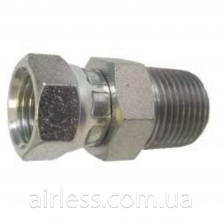 штуцер соединительный ВД  1/4"M-3/8"F